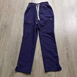 Figs Yola Skinny Scrub Pants Technical Collection Medical Purple Women Sz XXS/P